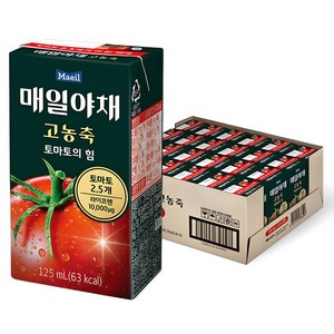매일야채 고농축 토마토의 힘, 125ml, 24개