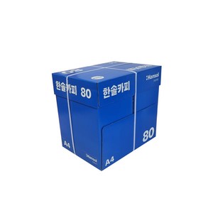 한솔복사용지 A4 (80g) 1BOX 2500매, 2500개, 상세페이지 참조, 단품