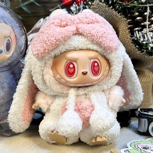 17cm 라부부 인형 옷 의상 세트, 핑크버니, 1개