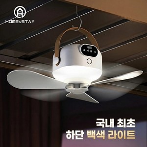 홈앤스테이 캠핑 실링팬 무선 충전식 대용량 타프, DS-001