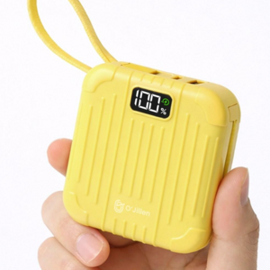 오지렌 고속충전 초경량 보조배터리 10000mAh, 옐로우