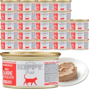 키피 그레인프리 무스 파테 고양이 습식사료, 24개, 85g, 연어