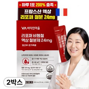 비타민마을 리포퍼 비헴철 액상 철분제 24mg 임산부 온가족, 10ml, 60개