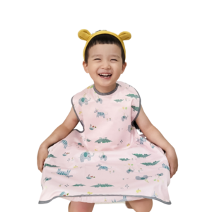 벨베이비 식탁일체형 방수 턱받이 나시 완전커버 오리지날, (리뉴얼)핑크애니멀, 1개, 1개입