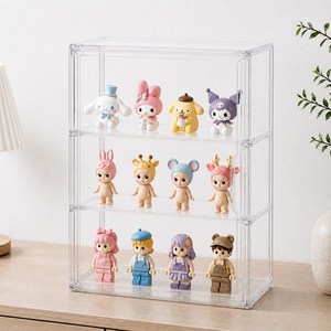 Curious Pony 피규어 장식장 피규어 케이스 아크릴 진열대, 1개