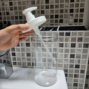 플로딧 입구넓은 디스펜서 펌프 공병 1000ml, 1개, 투명 1L