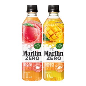 자연은 더말린 500ml 2종(애플망고10+복숭아10) / 총 20페트, 20개