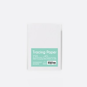 PaperPhant 트레싱지 Tracing Paper 베끼는 투명종이, A5 150매, A5