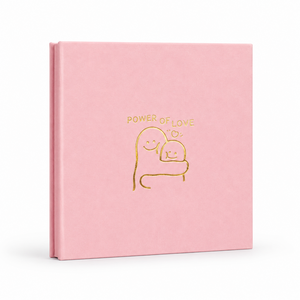 마이닛 하드커버 접착식 포토앨범, 20매, 소프트 핑크