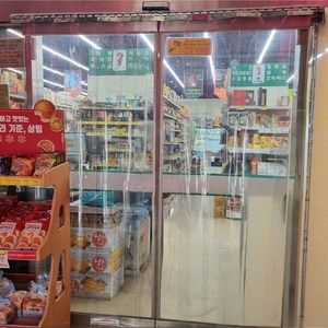 비닐커튼 방풍 바람막이 공장 탑차 출입문, 1세트