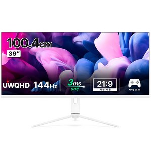한성컴퓨터 UWQHD IPS 게이밍 리얼 144 울트라와이드 모니터, 100.4cm, TFG40Q14WP