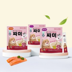 국내생산 1등급 츄르 짜미 대용량 고양이 간식 40p 480g, 닭고기, 12g, 40개