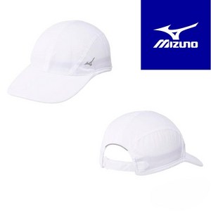MIZUNO 미즈노 러닝 캡 나이트 런, 1개, 화이트