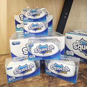 위드스타 비누슬랑이 바삭바삭 크런치 말랑이, 화이트, 80g, 1개