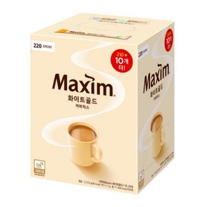 맥심 화이트골드 커피믹스, 11.7g, 220개입, 1개
