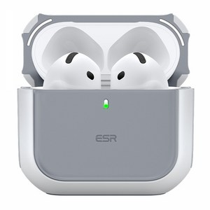 ESR 에어팟 할로락 맥세이프 하이브리드 마그네틱 케이스, 에어팟 4/5, 화이트, 1개