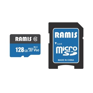래미즈 마이크로SD카드 TF카드 MLC UHS-I V60 U3 100MB/초 블랙박스용 4K UHD 지원, 128GB, 1개