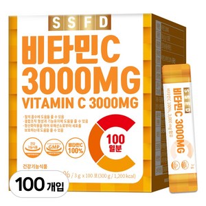 순수식품 비타민C 가루 분말 스틱 파우더, 300g, 1개