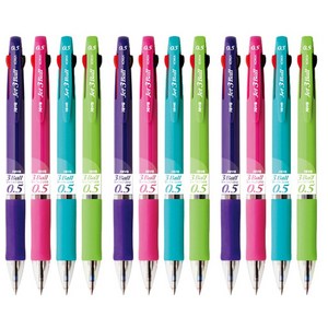자바펜 제트3볼 볼펜 0.5mm, 민트, 12개