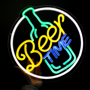LED 네온사인 간판 호프집 Beer 35*33 cm 무드등 장식등 밝기를 조절할 수 있습니다, BF-5V005