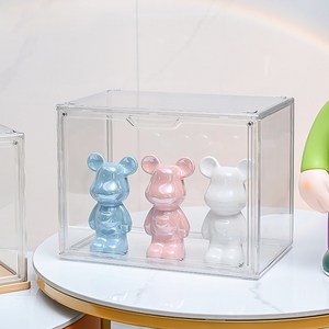 투명 피규어 보관함 장난감 인형 굿즈 쇼케이스 수납장 다용도 진열대 컬렉션 장식 수집, 1개