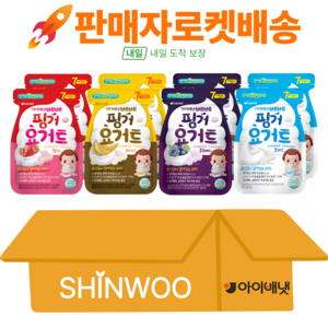 아이배냇 핑거요거트 플레인 2p + 딸기 2p + 블루베리 2p + 바나나 2p 세트, 20g, 1세트, 혼합맛(플레인/딸기/블루베리/바나나)