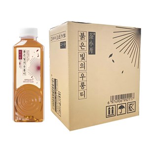 붉은빛의 우롱티, 24개, 1개입, 500ml