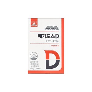 메가도스 D 고려은단 비타민D3 4000IU 36g, 1개, 180정