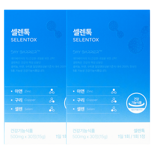 정품 데이배리어 셀렌톡 500mg, 30정, 2개