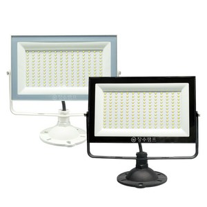 장수램프 LED 사각투광등 70W 블랙 화이트 투광기 실외 간판 조명 간판등 방수타입