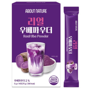 어바웃네이처 리얼 우베파우더 스틱, 1개, 14개입, 5g