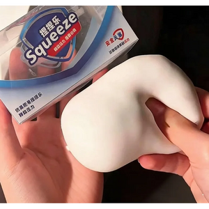 비누 크런치 말랑이, 화이트, 90g, 1개