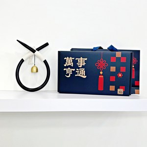 모모커머스 소 코뚜레 문종 현관종 손님알림 도어벨 인테리어 장식품, 혼합색상
