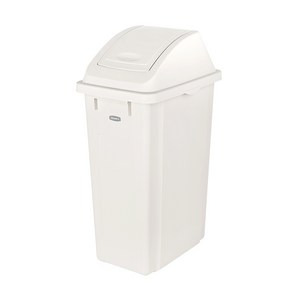 프랑코 퍼블릭 휴지통50L (슬림푸쉬), 화이트