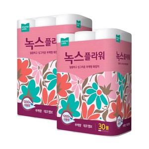 모나리자 녹스플라워 화장지 2겹 40m, 30개입, 2개
