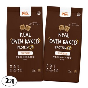 리틀포우 강아지 리얼오븐 베이크 프로틴 업 치킨 건식사료 6p, 1.2kg, 2개, 닭