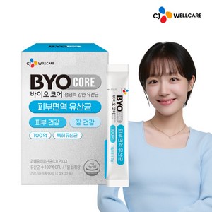 BYO 코어 피부면역 유산균 30p, 60g, 1개