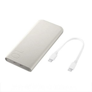 삼성전자 초고속 충전 보조배터리 25W PD 10000mAh 대용량 2포트 C타입, EB-P3400, 베이지