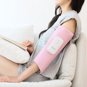 메디니스 무선 공기압 슬랜더 종아리 마사지기 MD-100, MD-1006, 핑크