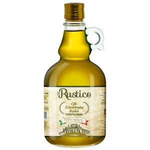 일 러스티코 이탈리아 100% 냉압착 엑스트라버진 올리브오일, 1개, 1L