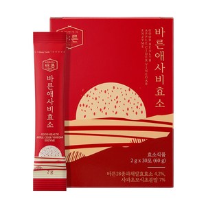 바른 애사비효소 애플사이다비기너 브로멜라인, 1박스
