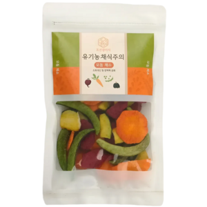 조선강아지 유기농 채식주의 강아지 비건 간식, 1개, 100g, 모둠채소