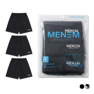 미넴 남녀공용 반바지 3장 S~5XL 스포츠 기능성 쿨티 헬스 트레이닝