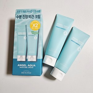 비욘드 엔젤 아쿠아 수분 진정 크림, 2개, 120ml