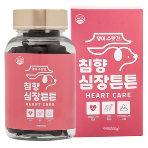 댕이수랏간 강아지 침향 영양제, 심장, 1개, 100g