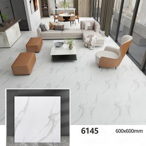 Tixpra 가정용 접착식 장판 PVC 포인트 바닥재 바닥 스티커 600X600mm, 10개, 6145