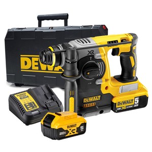 DEWALT 디월트정품 DCH273P2 20V 충전 SDS PLUS 해머드릴 로타리햄머 배터리 세트, 1개