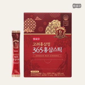 한삼근 고려홍삼정 365홍삼스틱 대용량 100포 + 쇼핑백, 1개, 1회분