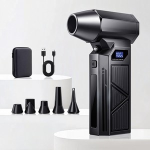 HUIJII 하이파워 400000RPM 무선 포터블 멀티 에어건, Z8, 검은색