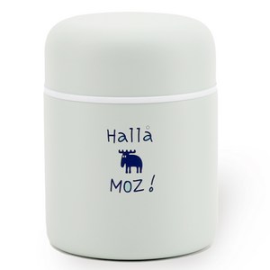 MOZ 스웨덴 316 스텐 미니 푸드자 보온 도시락 이유식 죽통 어린이 보온도시락, 1개, 300ml, 베이비민트